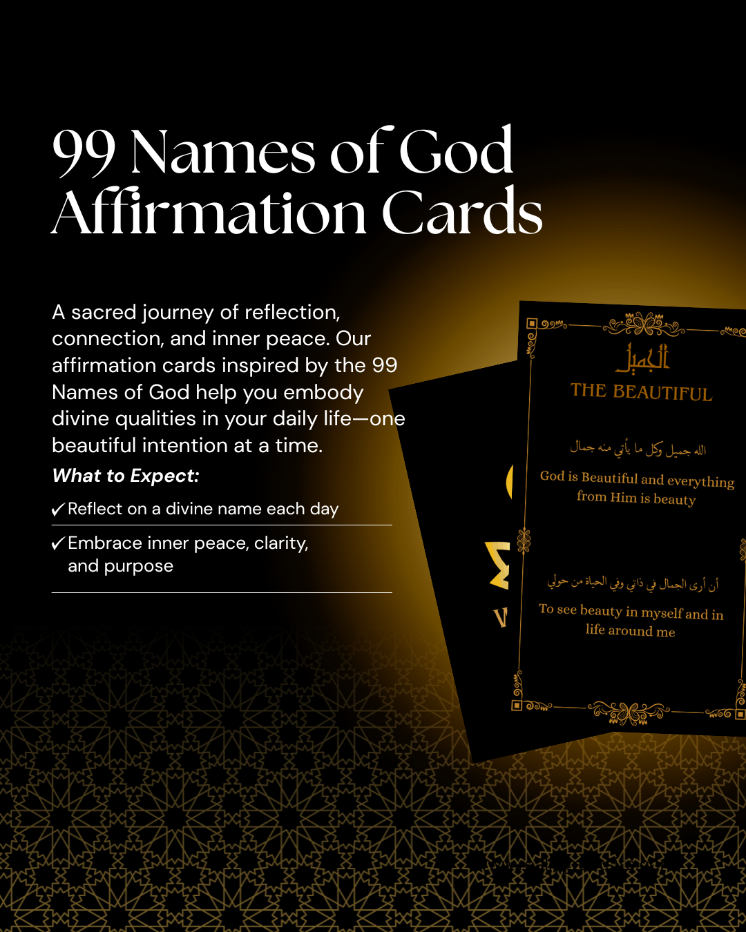 99 Divine Names of Allah – Daily Activation Cards